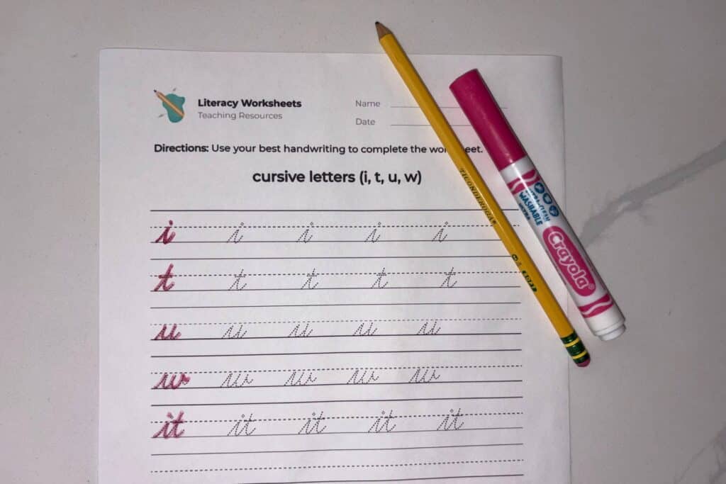 How to Teach Cursive Writing (and the Best Order to Teach the Letters)